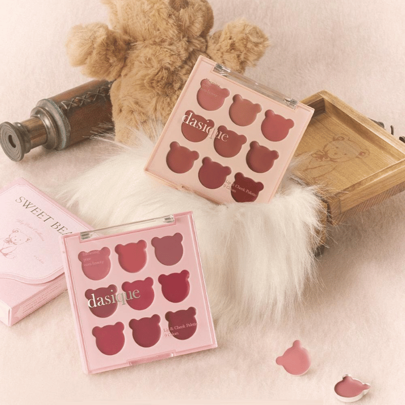 Thumb Bảng Son & Má Hồng Dasique Mood Painting Lip & Cheek Palette My Bear