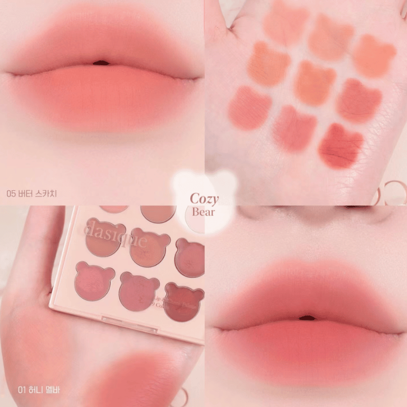 Thumb Bảng Son & Má Hồng Dasique Mood Painting Lip & Cheek Palette My Bear