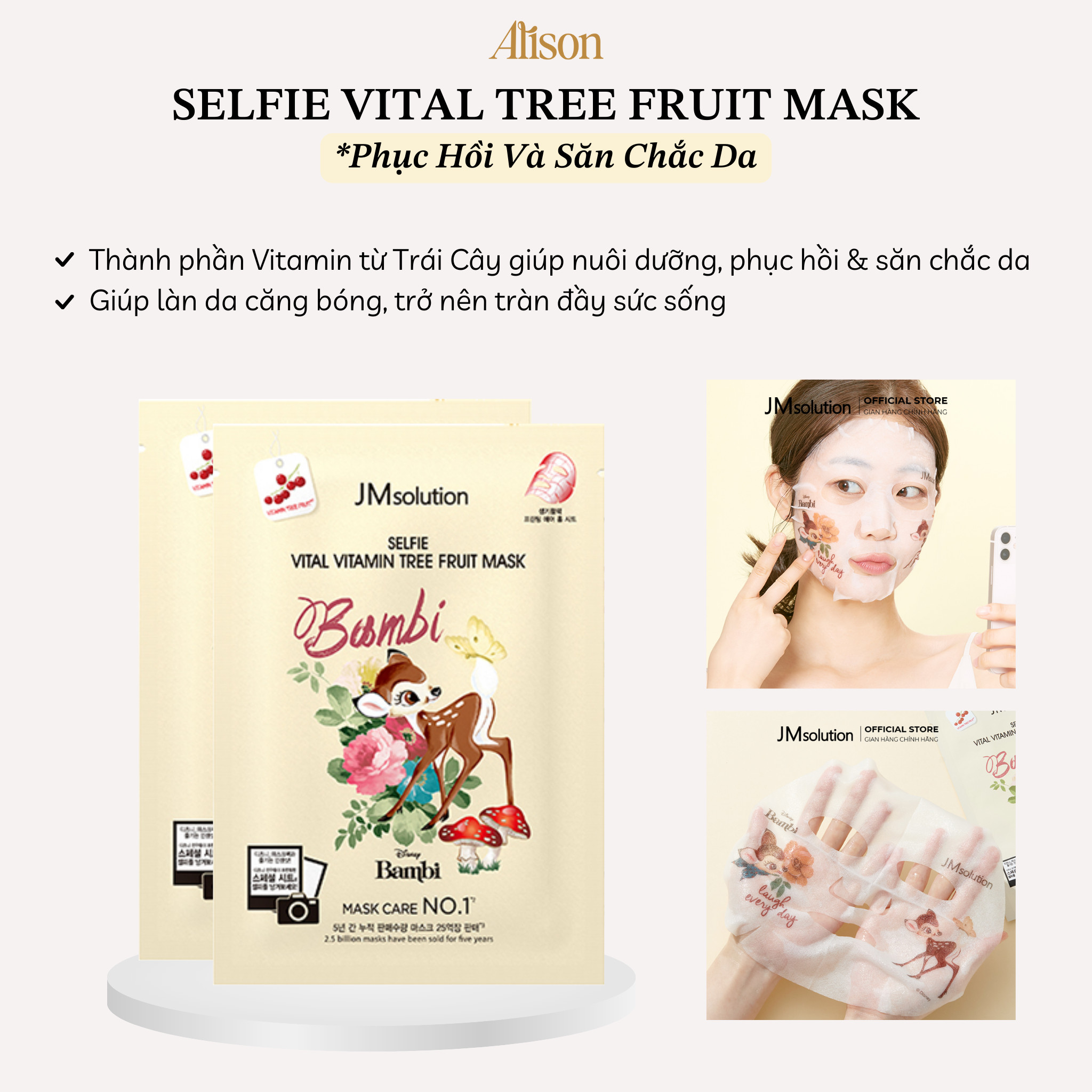 Thumb JM Disney Selfie Vital Vitamin Tree Fruit Mask