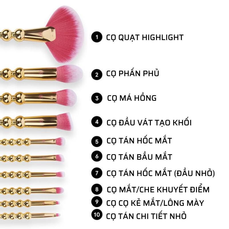 Thumb BH Cosmetics X Doja Cat Metamorphosis 10 Piece Brush Set with Bag