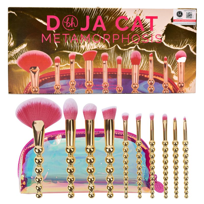 Thumb BH Cosmetics X Doja Cat Metamorphosis 10 Piece Brush Set with Bag