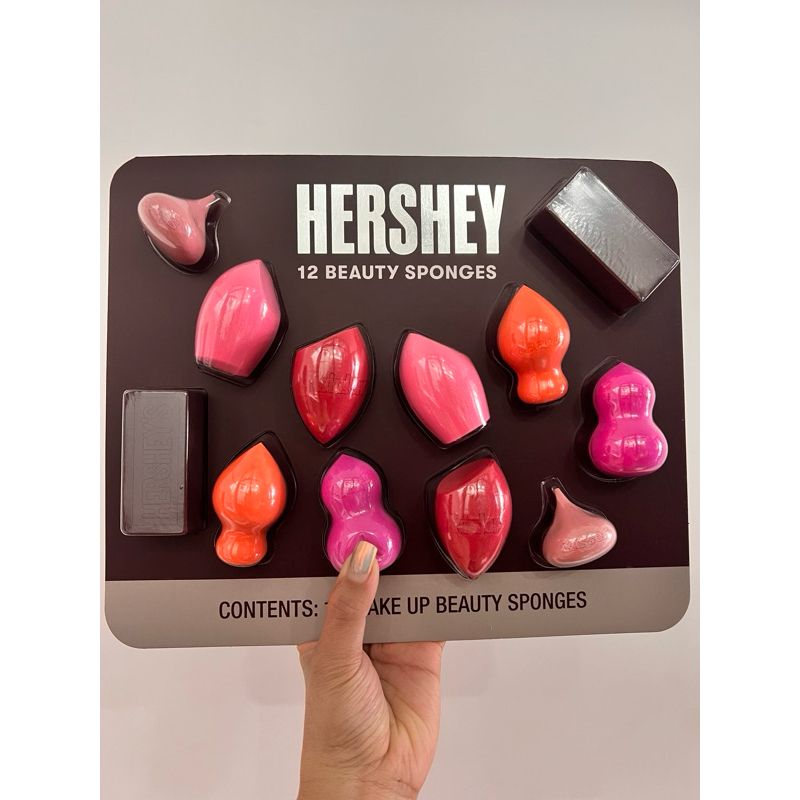 Thumb Set 12 Mút Trang Điểm Hershey 12 Beauty Sponges