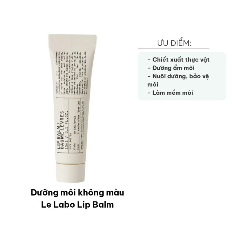 Thumb Dưỡng Môi Le Labo Lip Balm Shea Butter Unscented