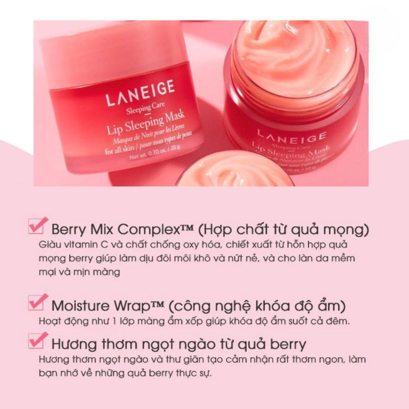 Thumb  Mặt Nạ Ngủ Môi Laneige Lip Sleeping Mask EX Berry