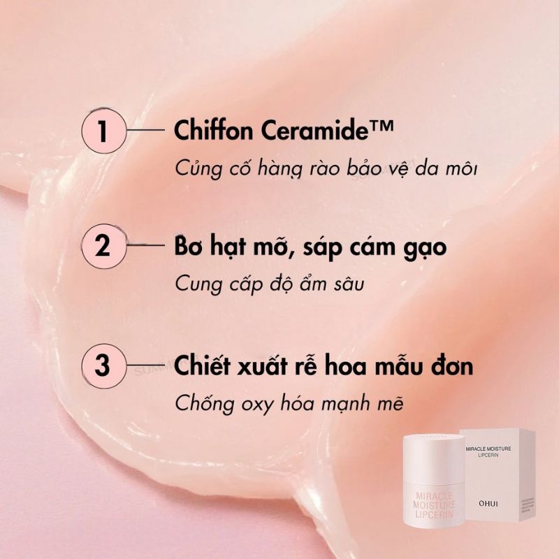 Thumb Son Dưỡng Môi Ohui Miracle Moisture Lipcerin 15ml