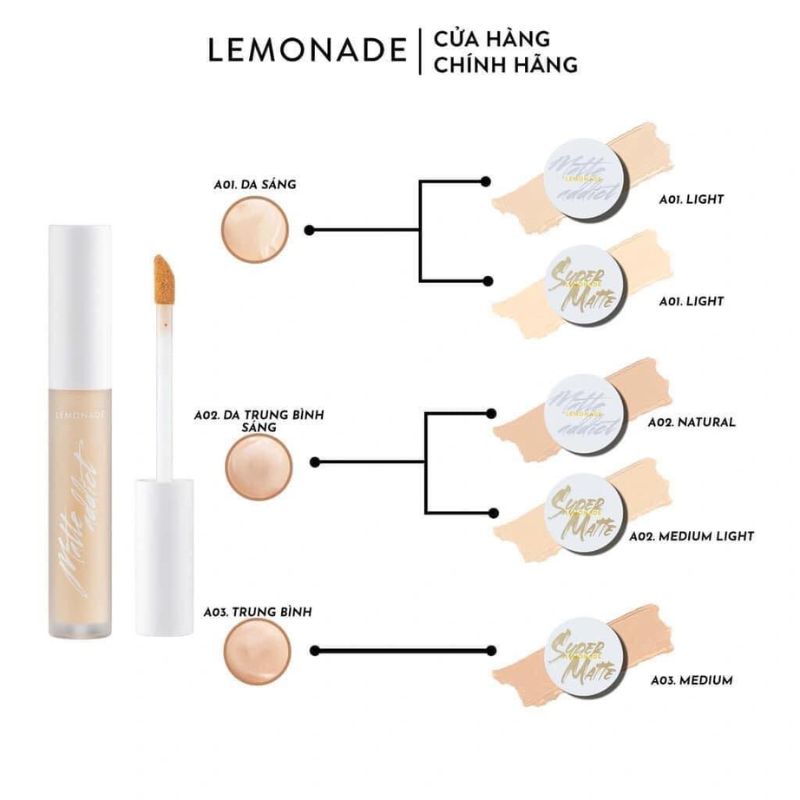 Thumb Che Khuyết Điểm Lemonade Matte Addict Concealer