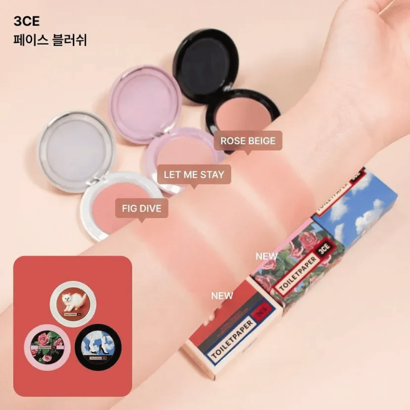 Thumb [3CE X Toiletpaper] Phấn Má Hồng 3CE Mood Recipe Face Blush