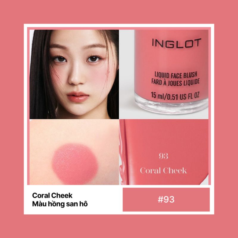 Thumb Má hồng dạng kem Inglot AMC Face Blush Liquid 