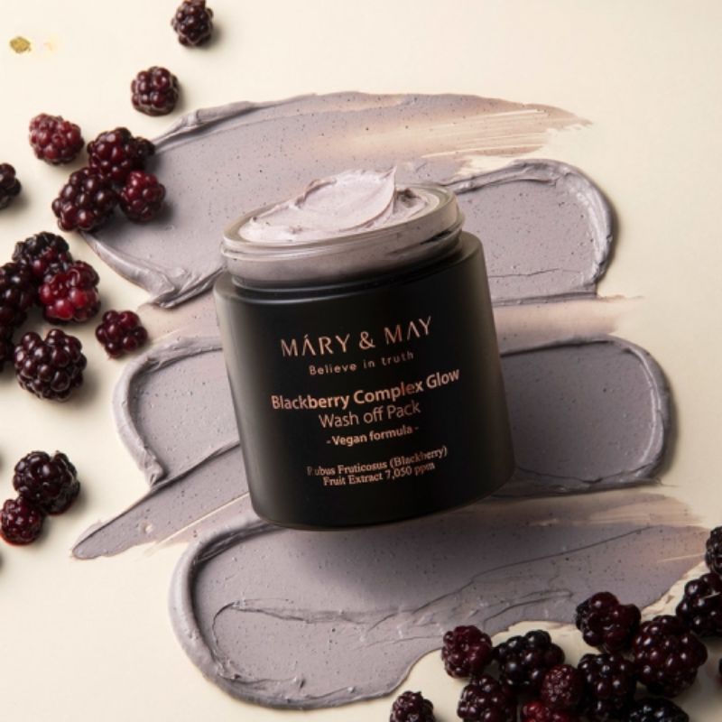 Thumb Mặt Nạ Đất Sét Mâm Xôi Mary & May Blackberry Complex Glow Wash Off Mask Pack