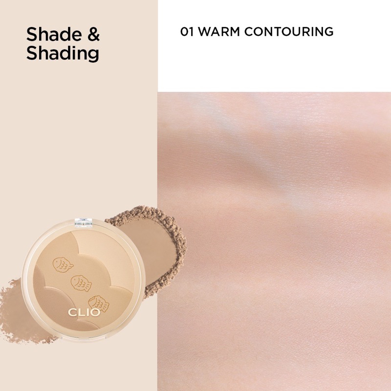 Thumb Set Phấn Tạo Khối + Cọ Clio Shade & Shading