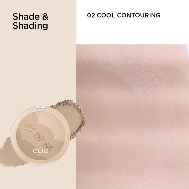 Thumb Set Phấn Tạo Khối + Cọ Clio Shade & Shading