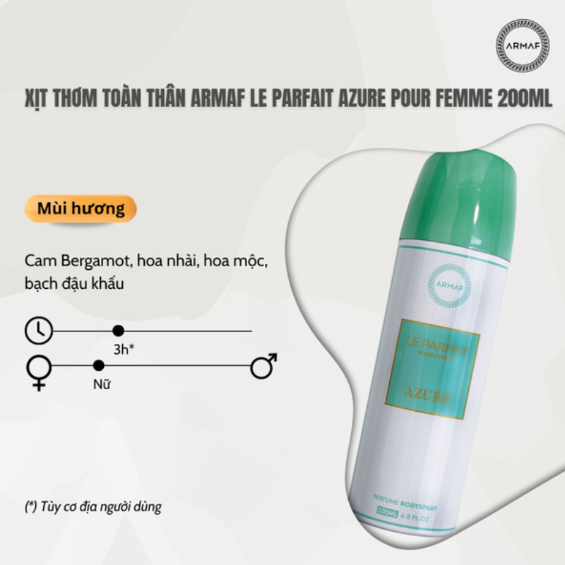 Thumb Xịt Thơm Body Le Parfait Pour Femme Azure Body Spray