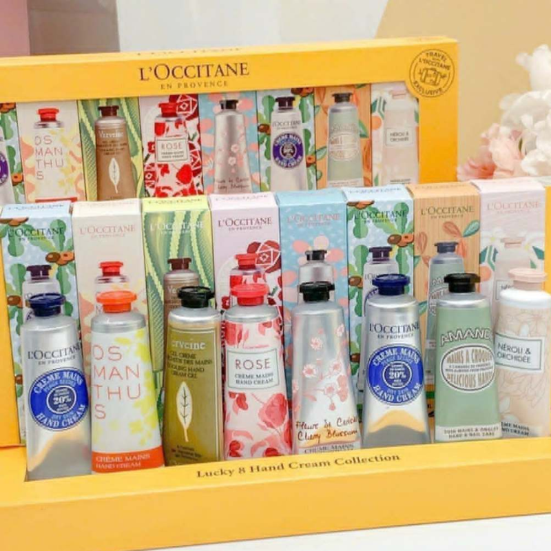 Thumb Set 8 kem dưỡng tay L’occitane 30ml x 8