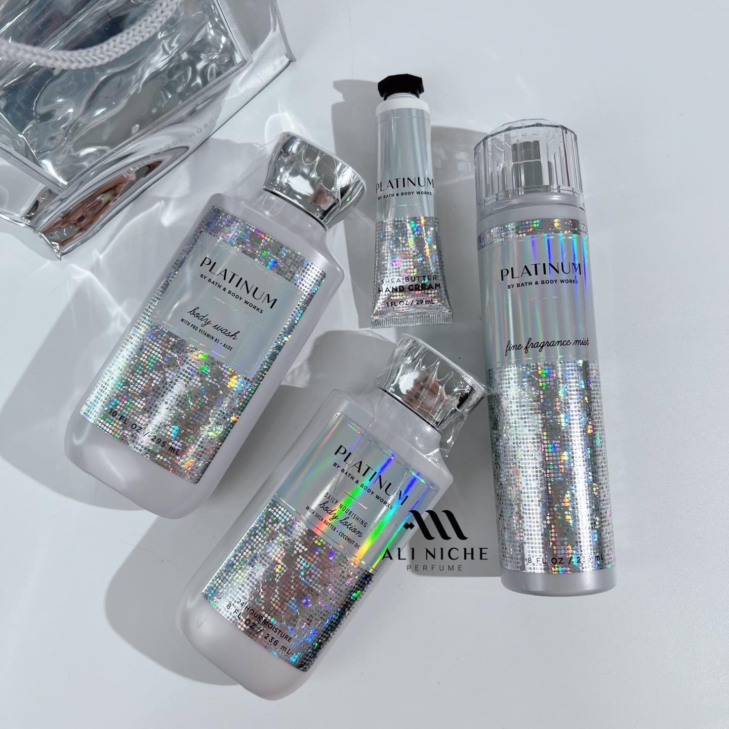 Set Bath and Body Works PLATINUM 4 món