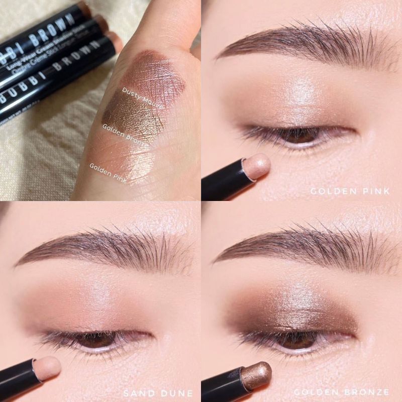 Thumb Bút Nhũ Kẻ Mắt Bobbi Brown Long Wear Cream Shadow Stick