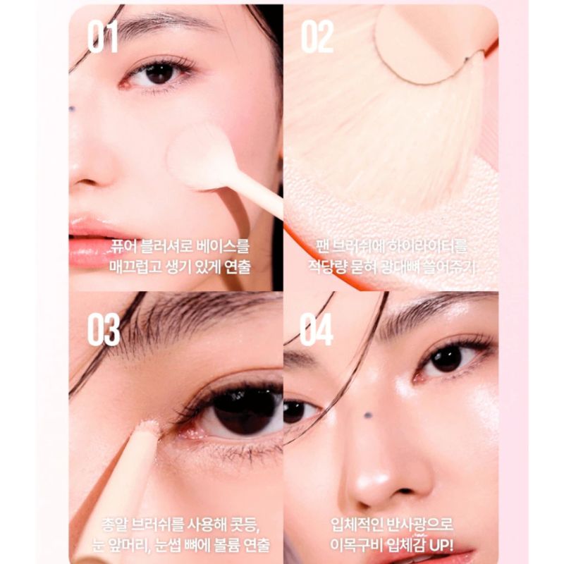 Thumb Phấn Má Hồng 3CE Blushlighter + Cọ