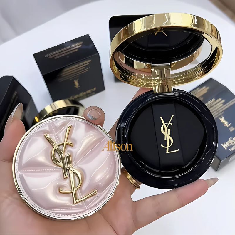 Cushion YSL Touche Eclat Glow Pact (Limited  2025 - Vỏ Da Bóng Hồng)