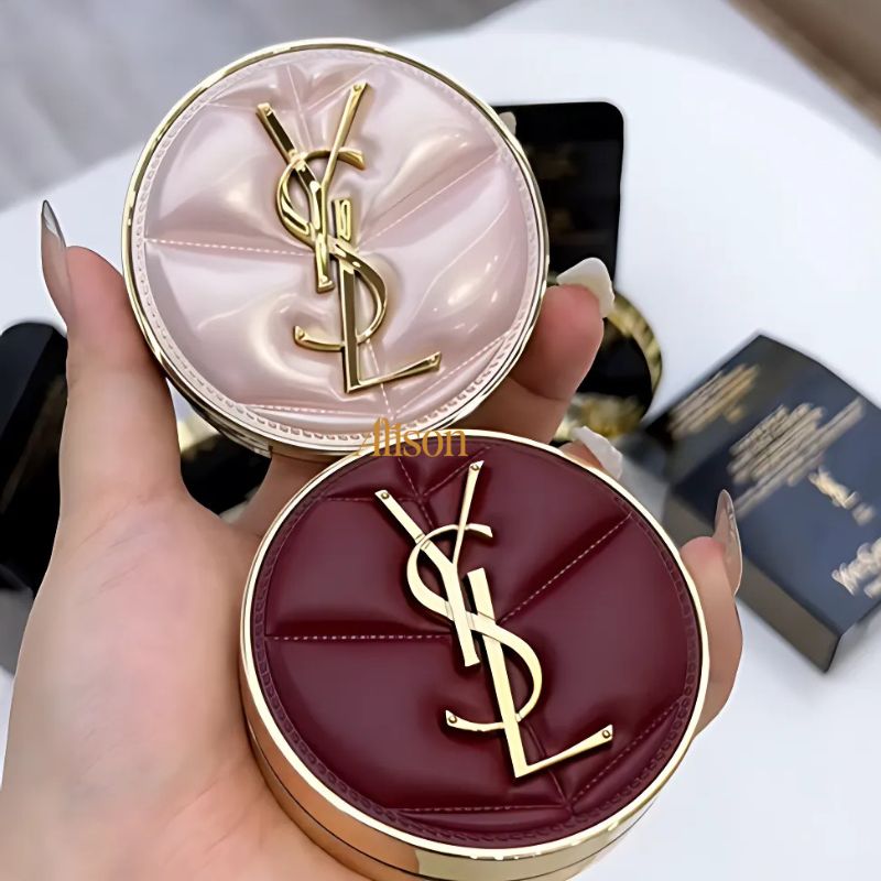 Thumb Cushion YSL Touche Eclat Glow Pact (Limited  2025 - Vỏ Da Bóng Hồng)