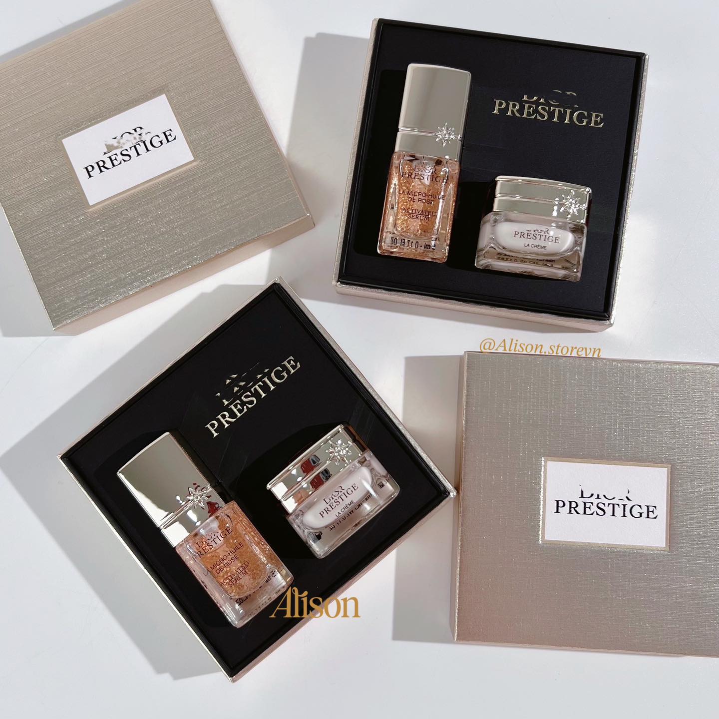 Thumb Set Dior Prestige Mini 2 Món (serum 5ml+ kem dưỡng 5ml)