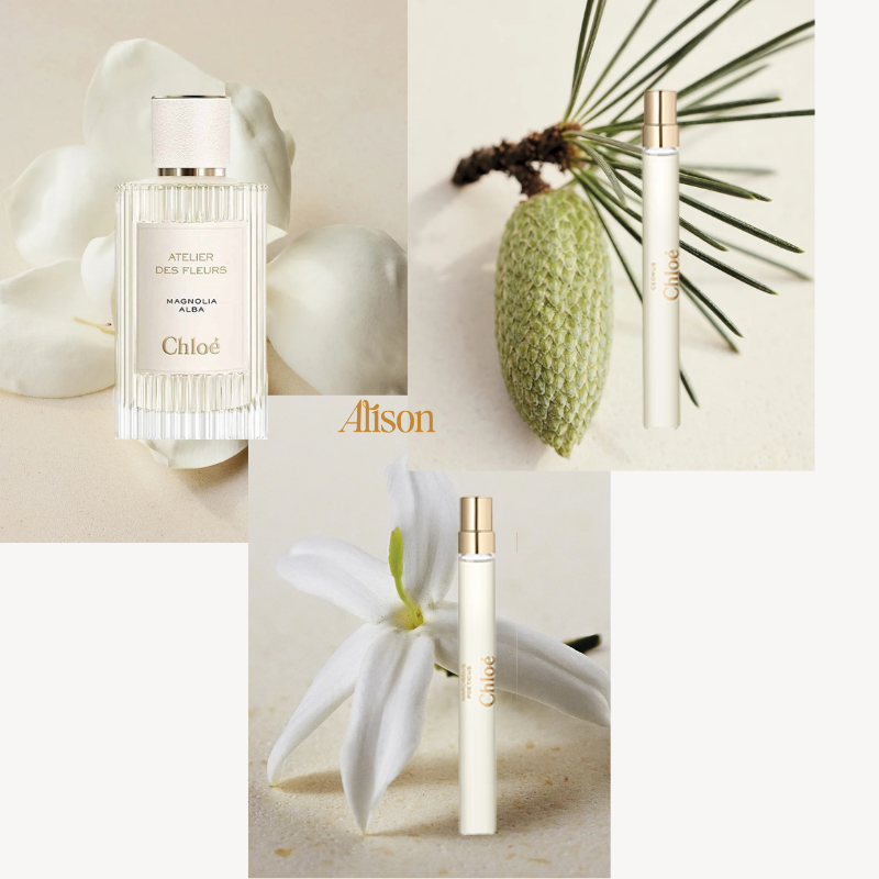 SET Chloe Atelier Des Fleurs Magnolia Alba EDP 50ml + 10ml + 10ml