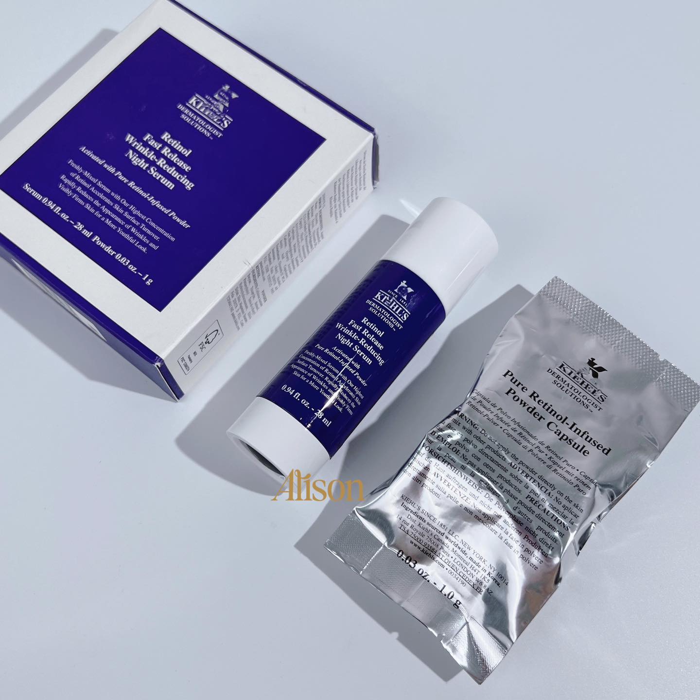 Thumb Huyết thanh giảm nhăn ban đêm Kiehl's Retinol Fast Release Wrinkle-Reducing Night Serum