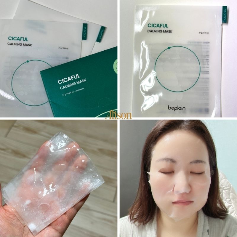Thumb Mặt nạ dưỡng da Beplain Cicaful Calming Mask 27g