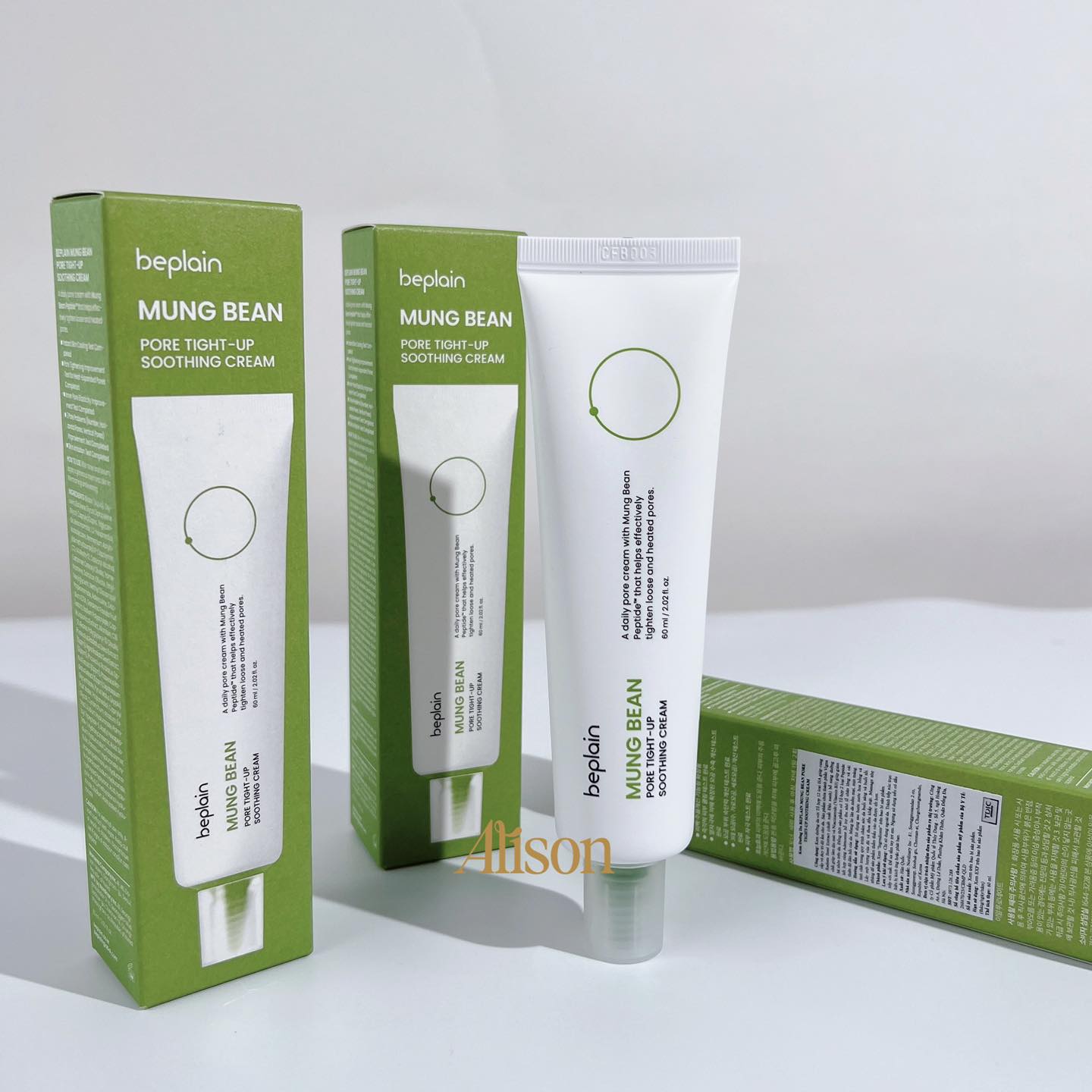Thumb Kem Dưỡng Beplain Mung Bean Pore Tight-Up Soothing Cream