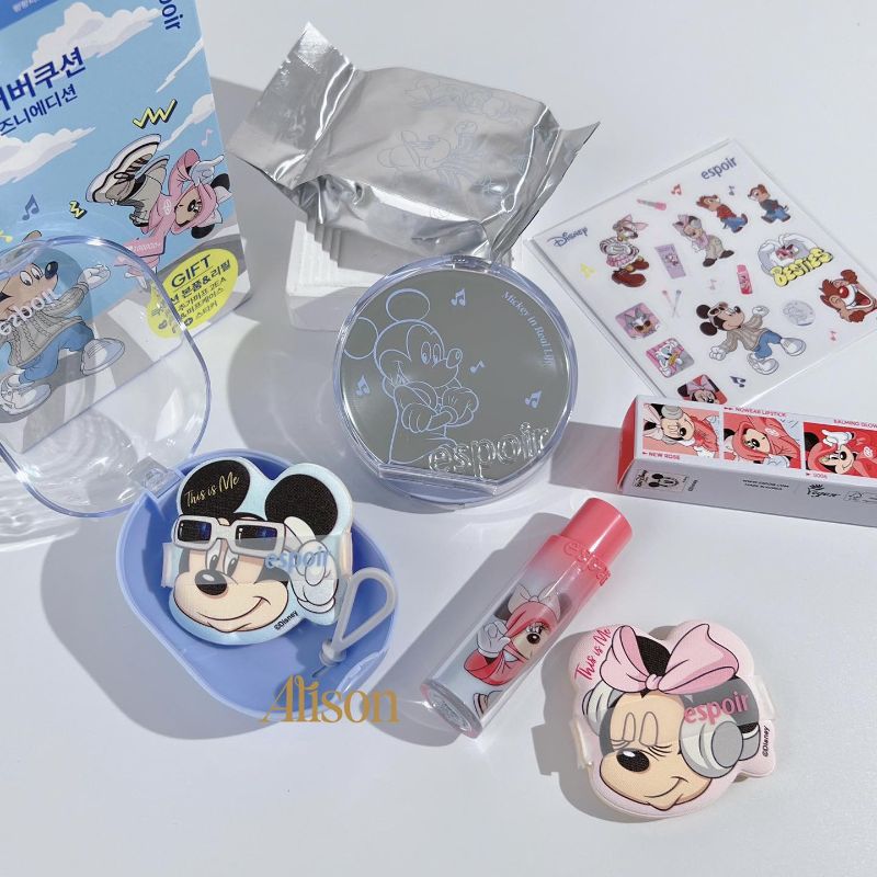 Thumb Cushion Espoir Be Velvet Cover Cushion Disney Edition (Kèm Refill và 2 Mút)