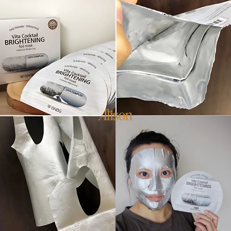 Thumb Mặt Nạ Hỗ Trợ Sáng Da BNBG Vita Cocktail Brightening Foil Mask