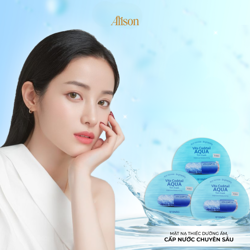 Mặt Nạ Cấp Ẩm Chuyên Sâu BNBG Vita Cocktail Aqua Foil Mask