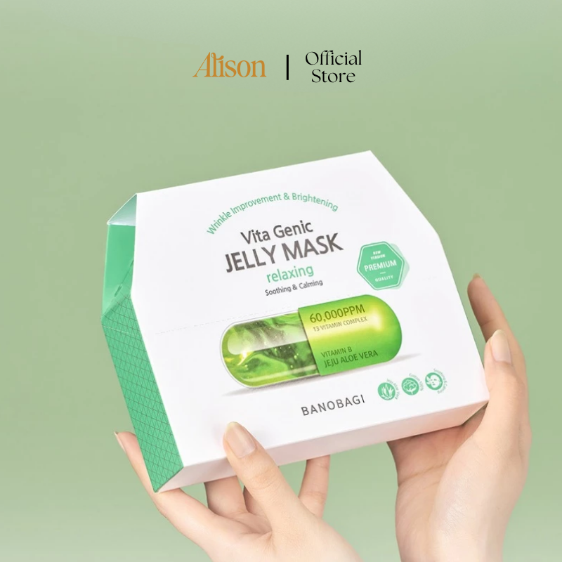 Thumb Mặt Nạ Làm Dịu, Phục Hồi Da Banobagi Vita Genic Jelly Mask Relaxing 