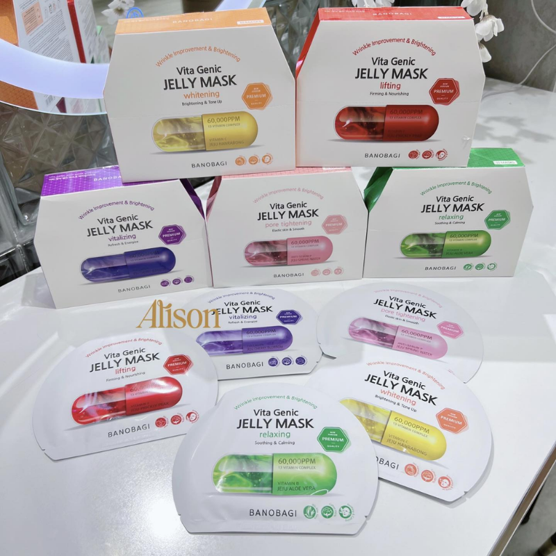 Thumb Mặt Nạ Làm Dịu, Phục Hồi Da Banobagi Vita Genic Jelly Mask Relaxing 