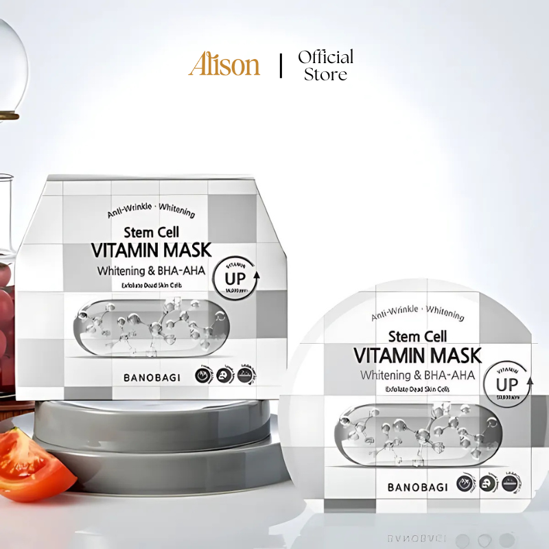 Mặt Nạ Banobagi Stem Cell Vitamin Mask Whitening & BHA – AHA