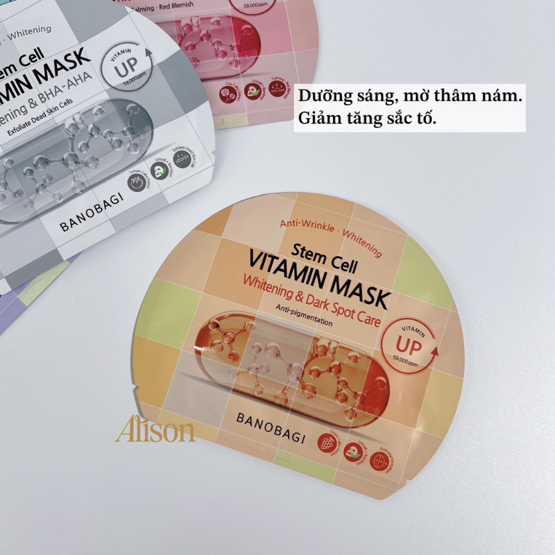 Thumb Mặt Nạ Banobagi Stem Cell Vitamin Mask Whitening & Dark Spot Care
