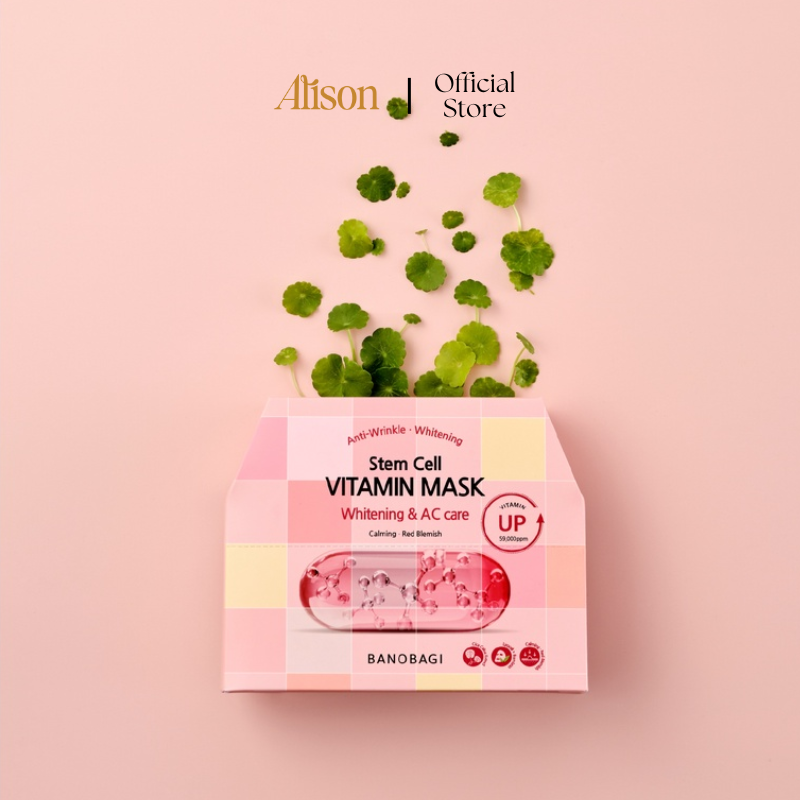 Mặt Nạ Banobagi Stem Cell Vitamin Mask Whitening & AC Care