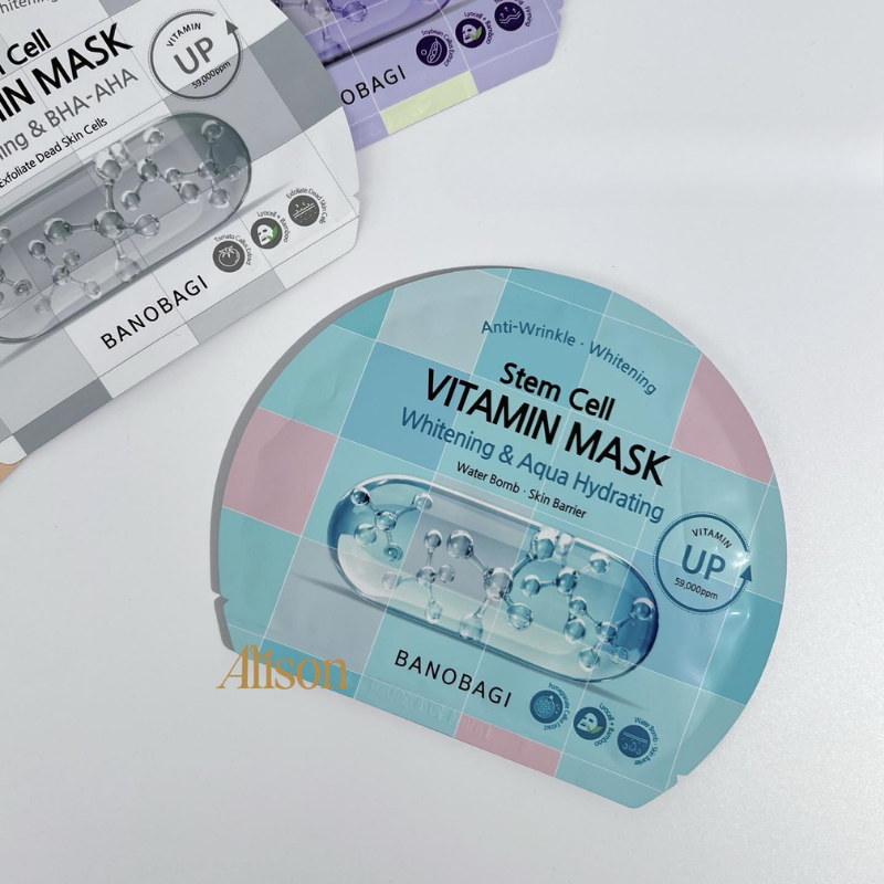 Thumb Mặt Nạ Banobagi Stem Cell Vitamin Mask Whitening & Aqua Hydrating