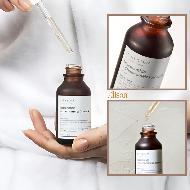 Thumb Tinh chất dưỡng sáng da Mary & May Niacinamide + Chaenomeles Sinensis Serum