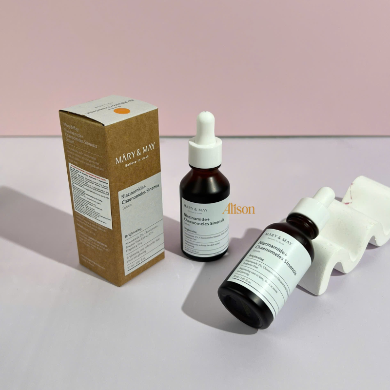 Thumb Tinh chất dưỡng sáng da Mary & May Niacinamide + Chaenomeles Sinensis Serum
