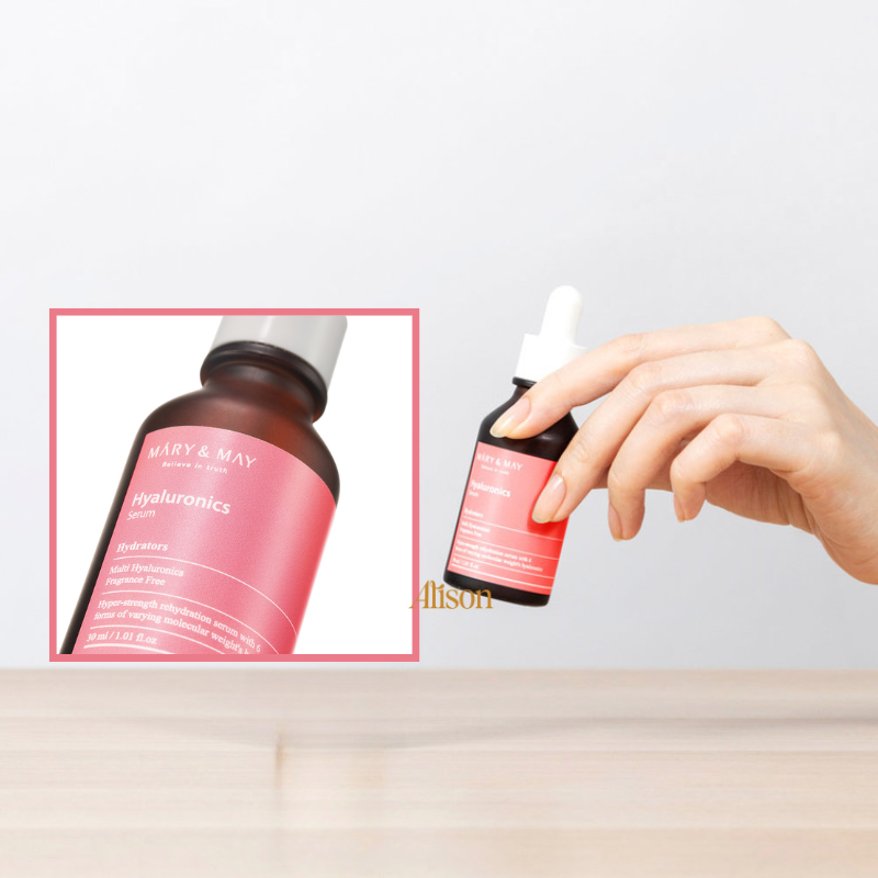 Tinh chất dưỡng ẩm Mary & May Hyaluronics Serum