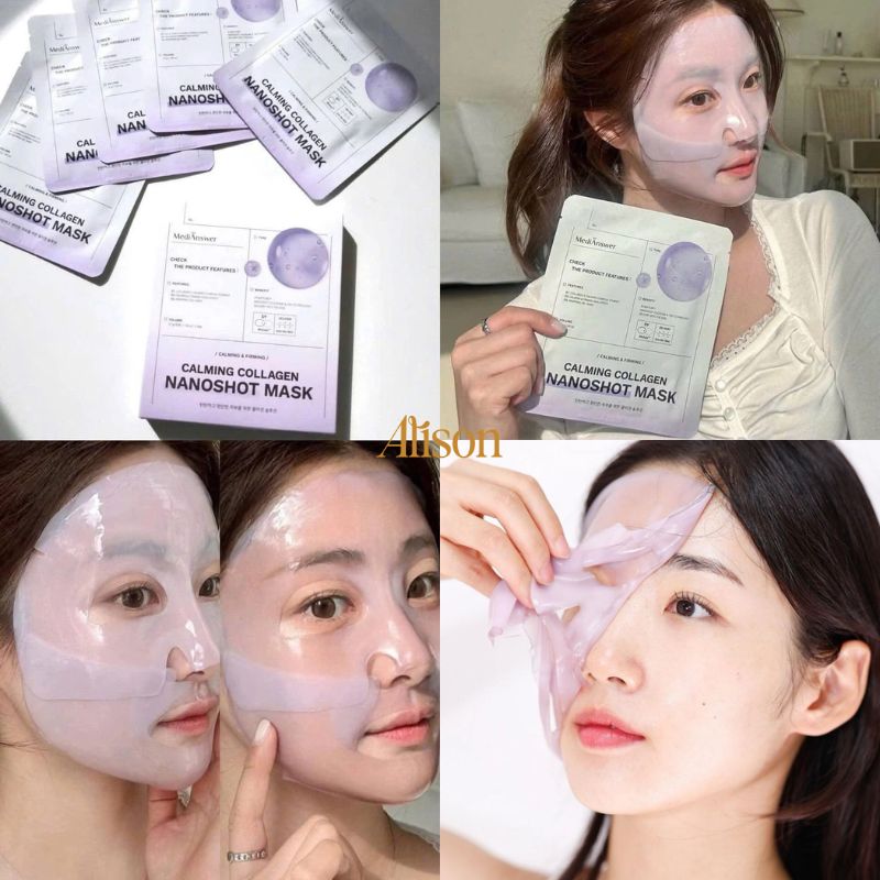 Thumb Mặt nạ MediAnswer Calming Collagen Nanoshot Mask