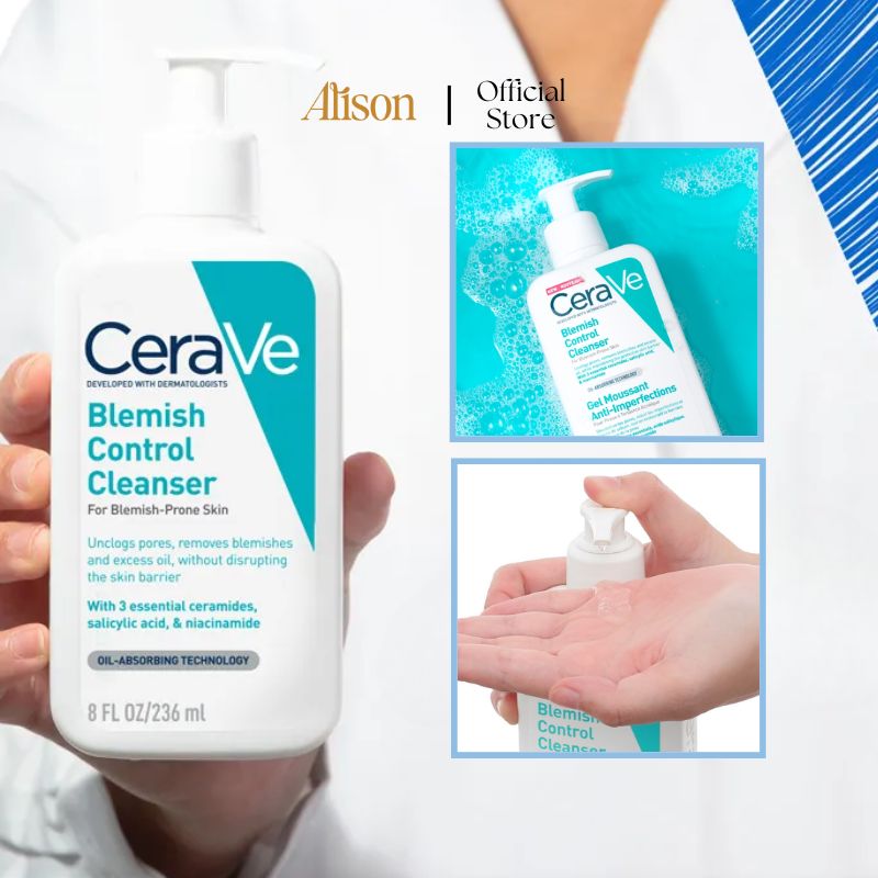 Thumb Sữa Rửa Mặt Cho Da Dầu Mụn Cerave Blemish Control Cleanser