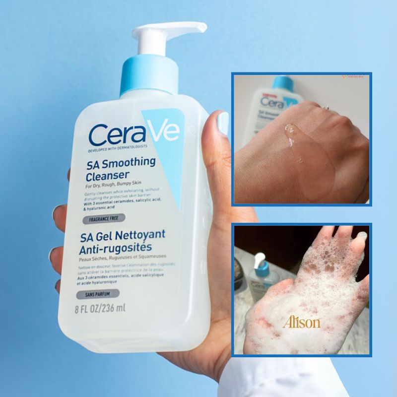 Thumb Sữa Rửa Mặt Làm Sạch Và Tẩy Da Chết Dịu Nhẹ Cerave SA Smoothing Cleanser
