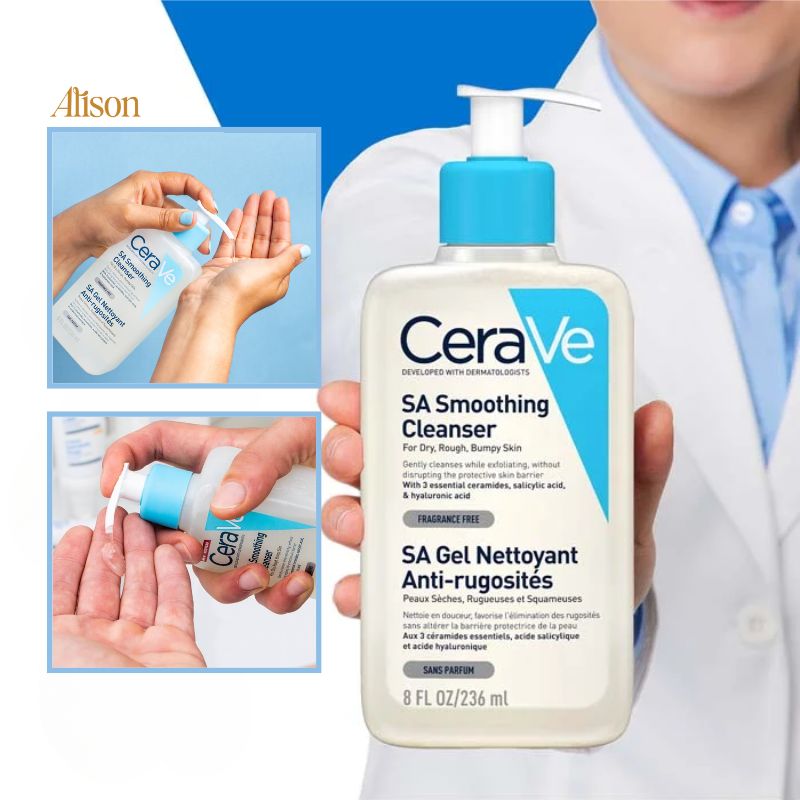 Thumb Sữa Rửa Mặt Làm Sạch Và Tẩy Da Chết Dịu Nhẹ Cerave SA Smoothing Cleanser