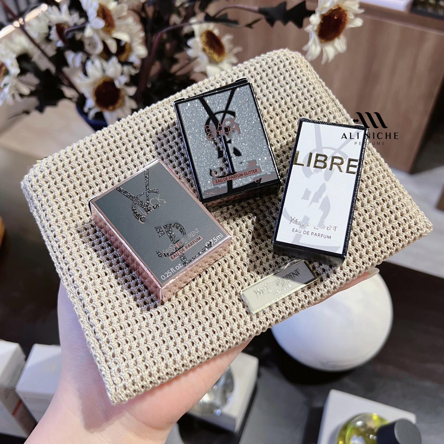 SET YSL Mini (3 nước hoa + túi)