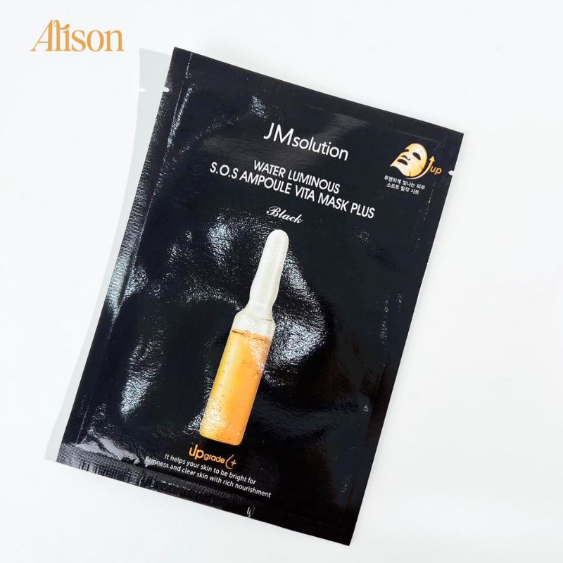 Thumb Mặt Nạ JM Solution Water Luminous S.O.S Ampoule Vita Mask Black