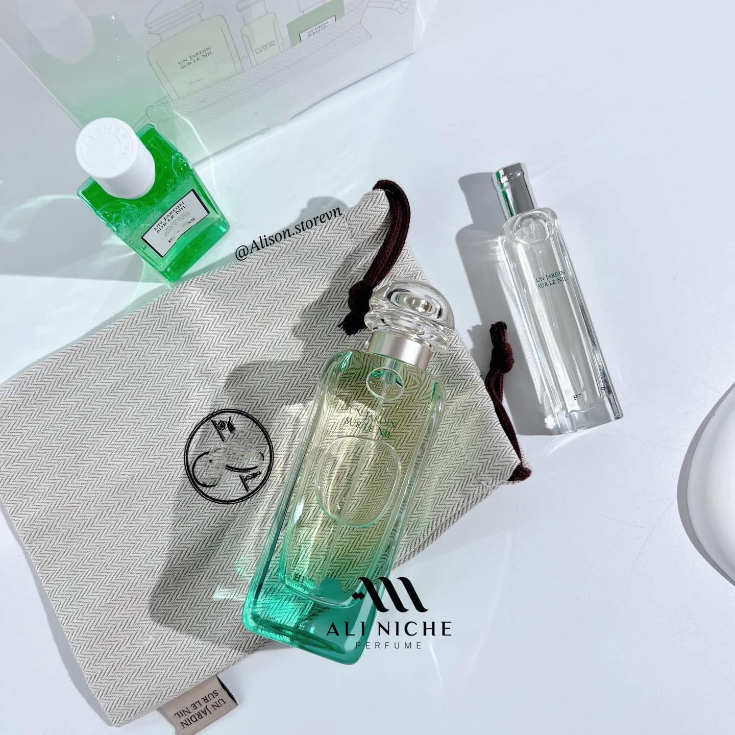 Thumb Set Hermes Un Jardin Sur Le Nil EDT 100ml + 15ml + 40ml