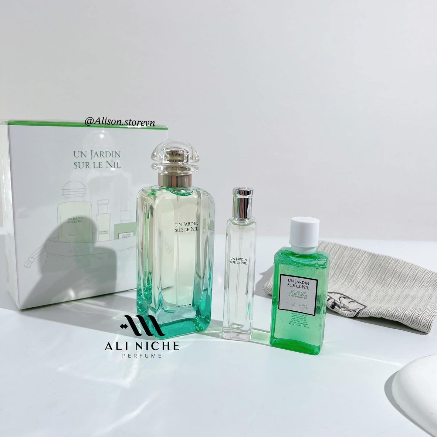 Thumb Set Hermes Un Jardin Sur Le Nil EDT 100ml + 15ml + 40ml