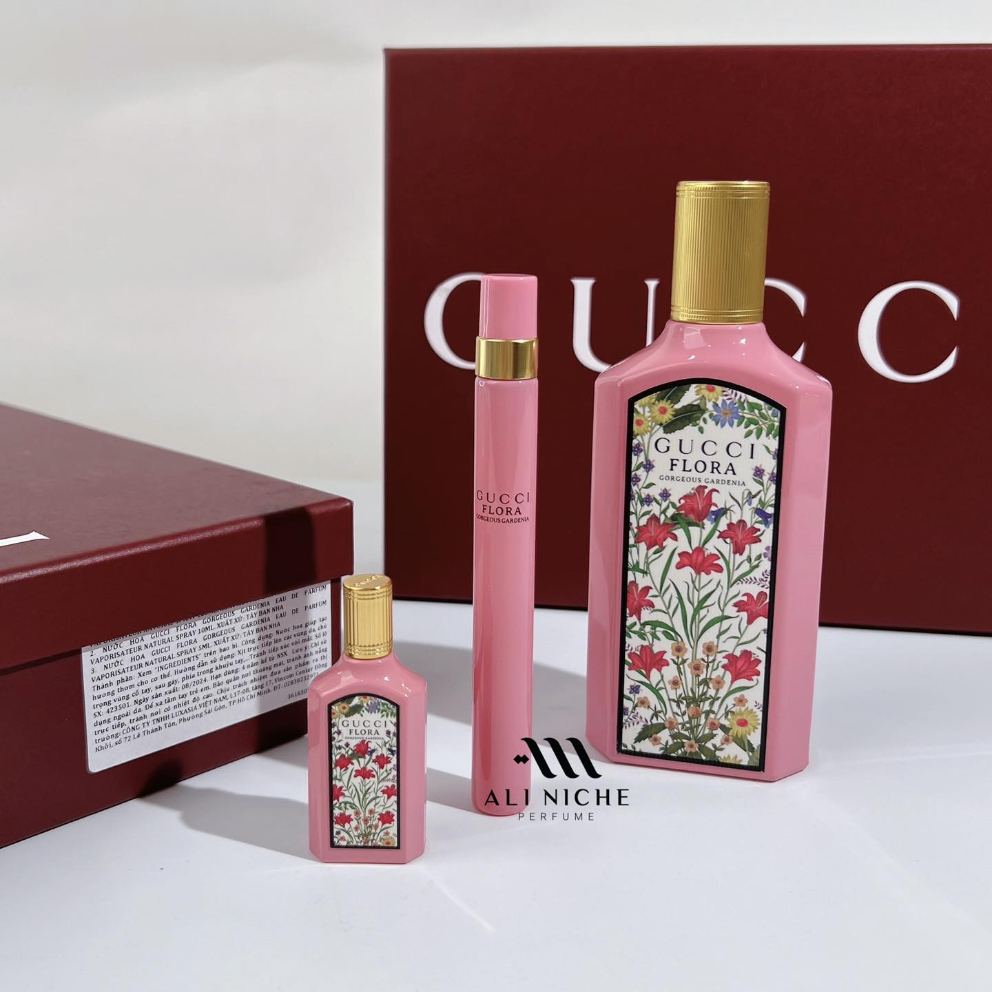 Thumb SET Gucci Flora Gorgeous Gardenia EDP 100ml + 5ml + 10ml
