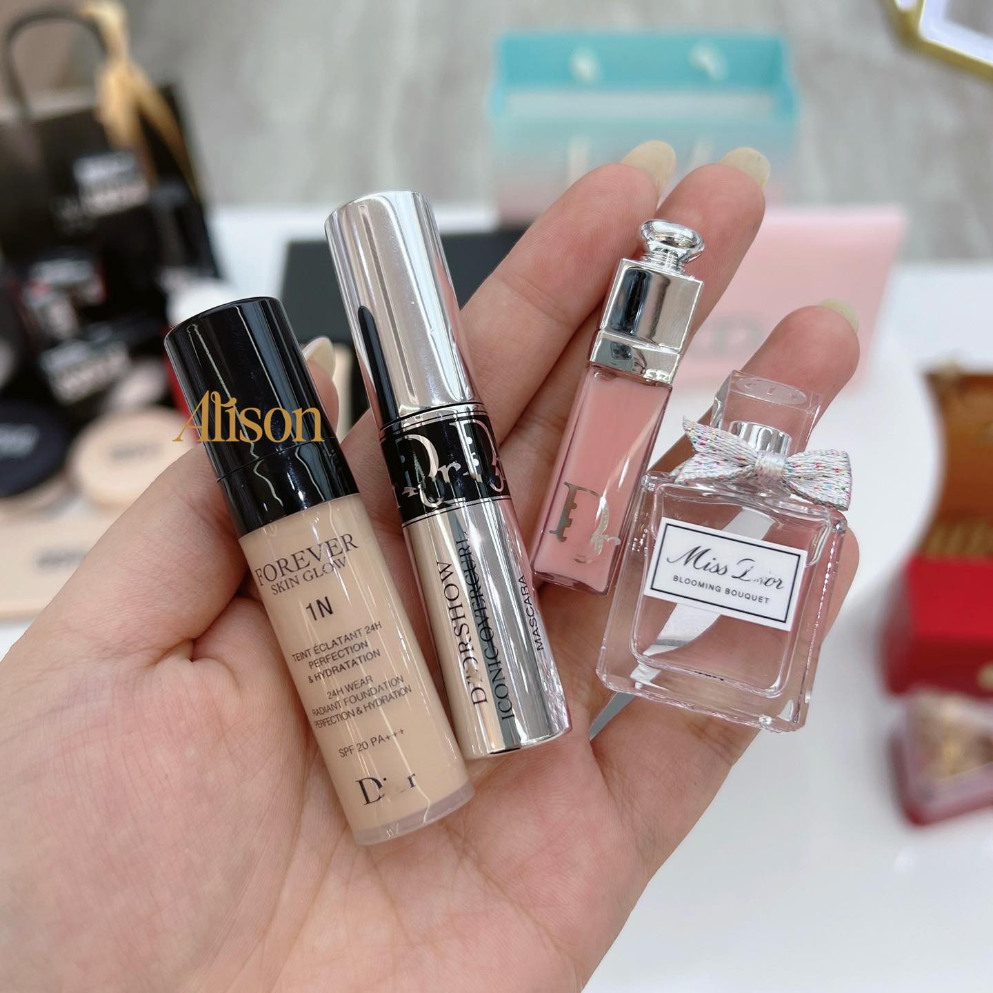 Thumb SET Dior Túi Hồng 4 Món 