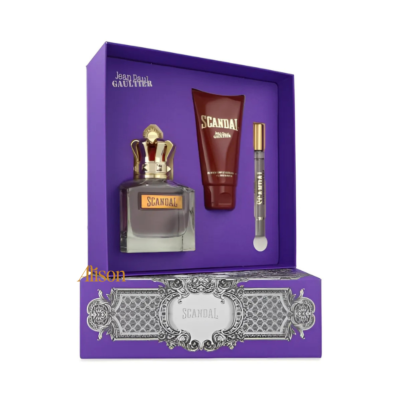 Thumb SET Scandal EDT Pour Homme 100ml + 10ml + Shower Gel 75ml